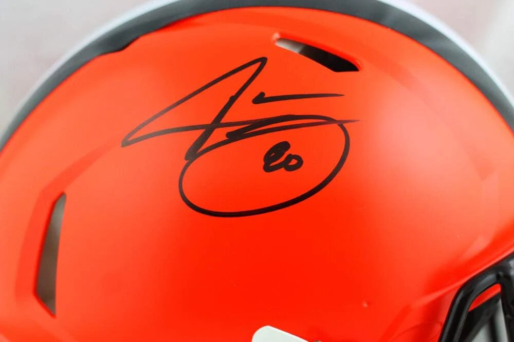 Jarvis Landry Signed Cleveland Browns F/S Speed Authentic Helmet - JSA W Auth - Image 2