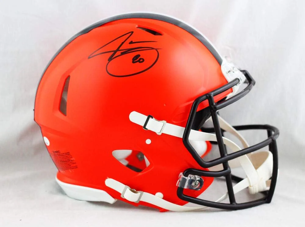 Jarvis Landry Signed Cleveland Browns F/S Speed Authentic Helmet - JSA W Auth - Image 3