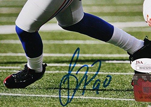 Jason Pierre Paul Autographed 8x10 Vertical On Field Photo- JSA Authenticated - Image 2