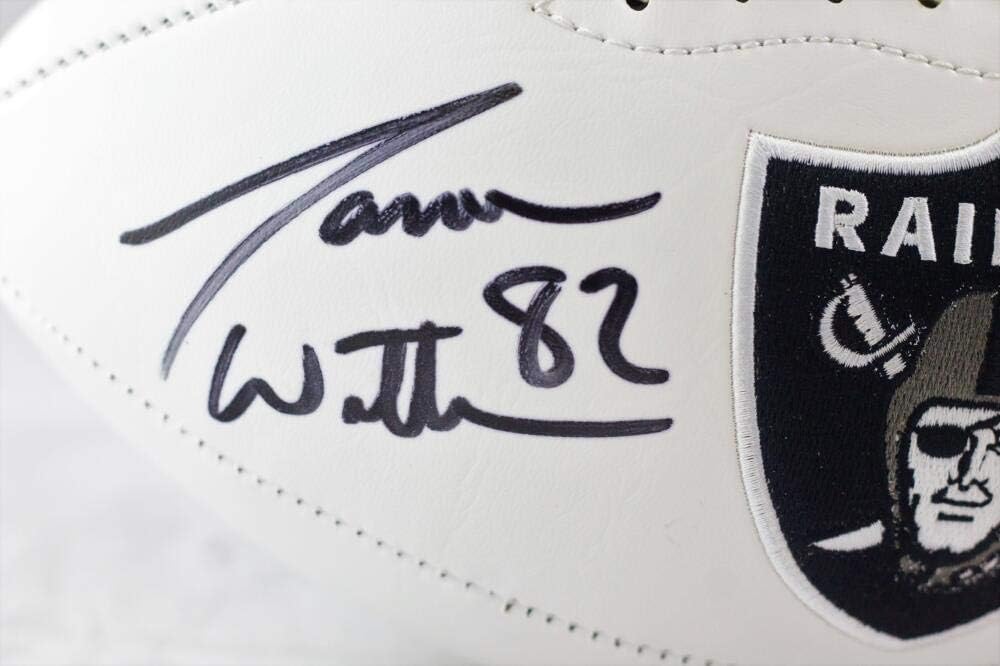 Jason Witten Autographed Las Vegas Raiders Logo Football - Beckett W Auth *Black - Image 3