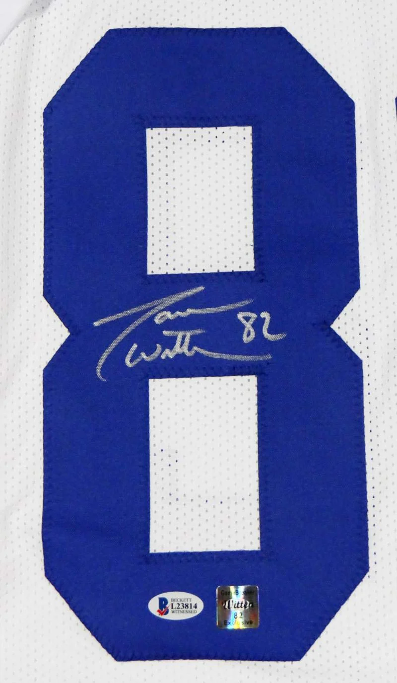 Jason Witten Autographed White Pro Style Jersey- Beckett Auth 8 - Image 6