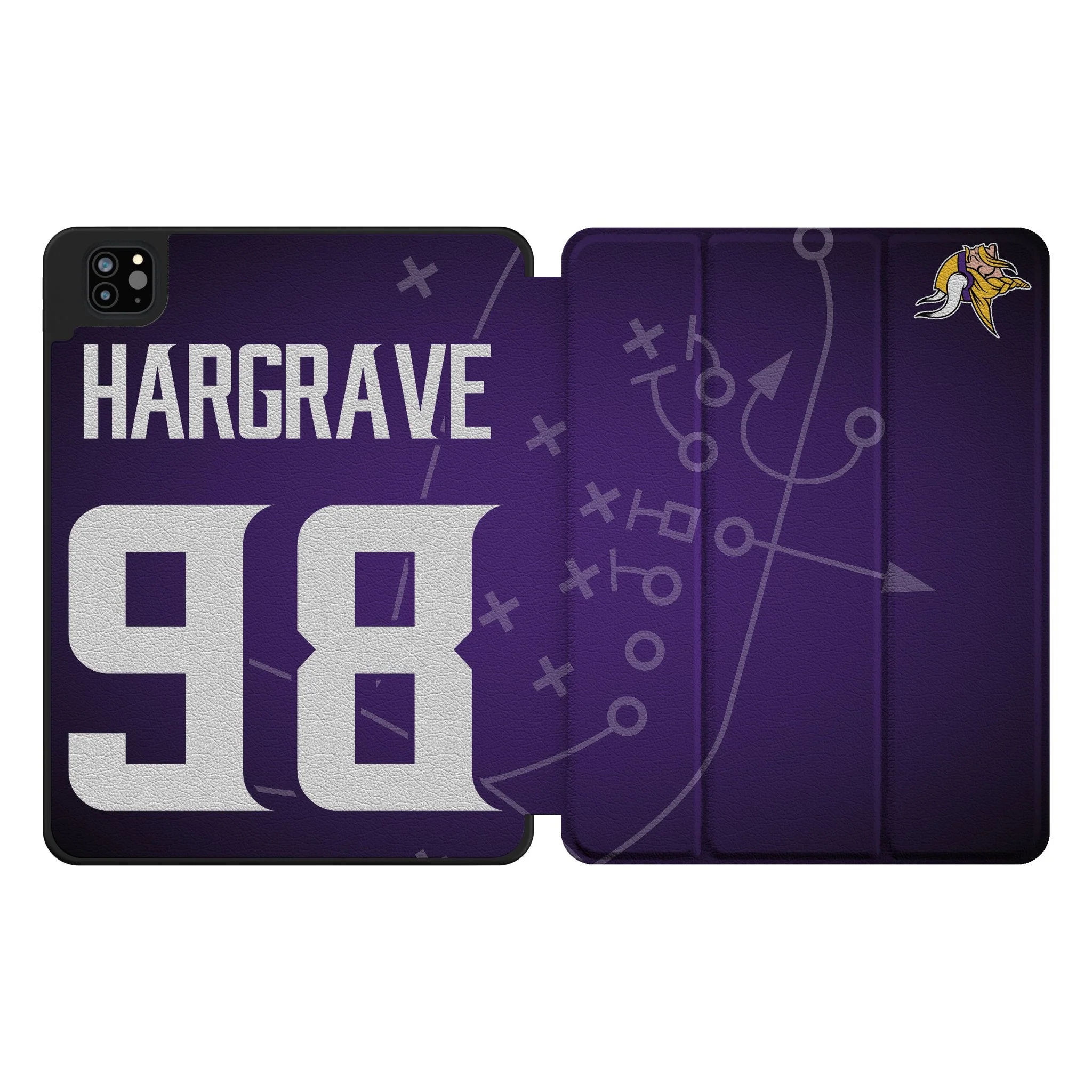Javon Hargrave Minnesota Vikings 98 Game Tactic Tablet Case for Apple iPad