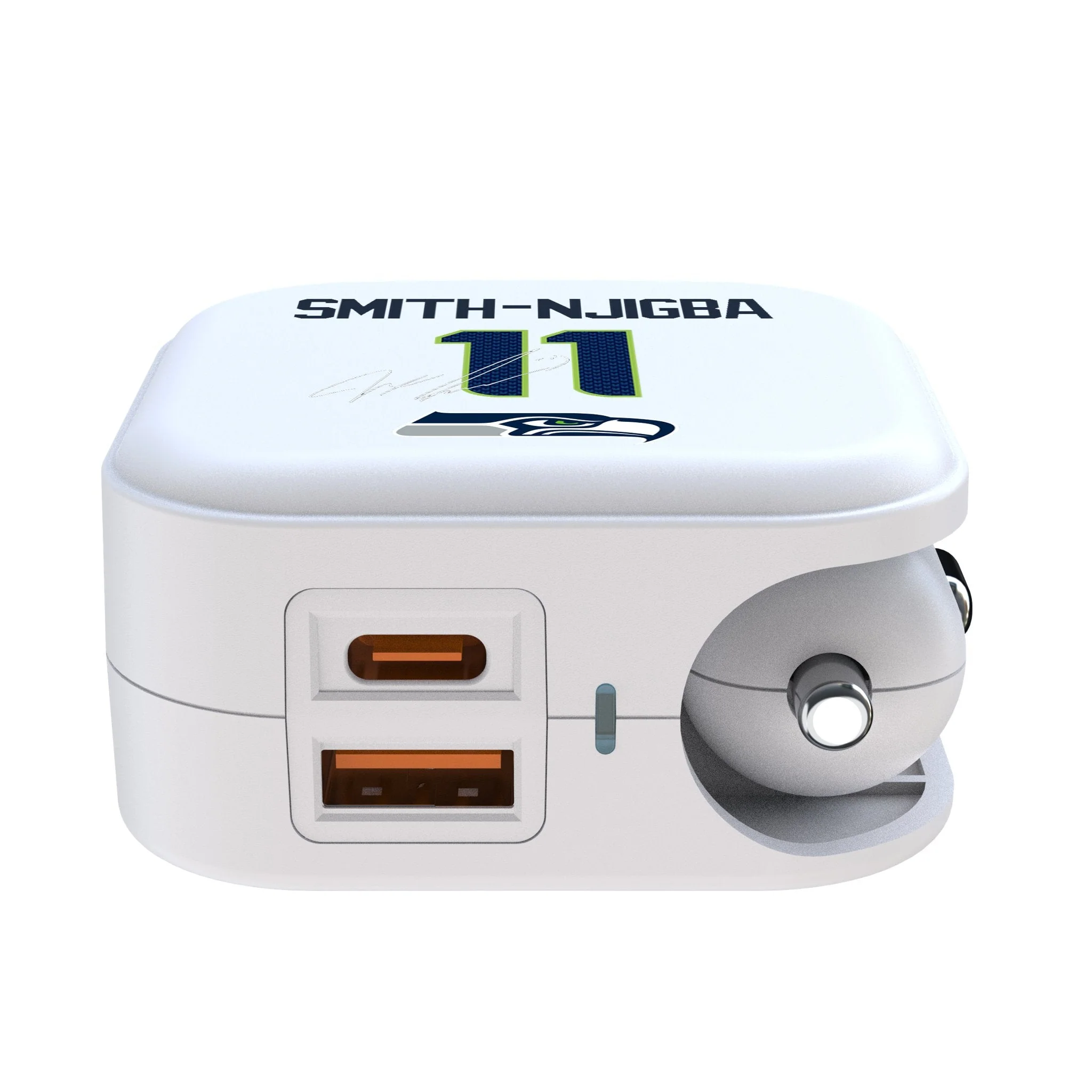 Jaxon Smith-Njigba Seattle Seahawks 11 Game Tactic 2 in 1 USB Charger - Image 2