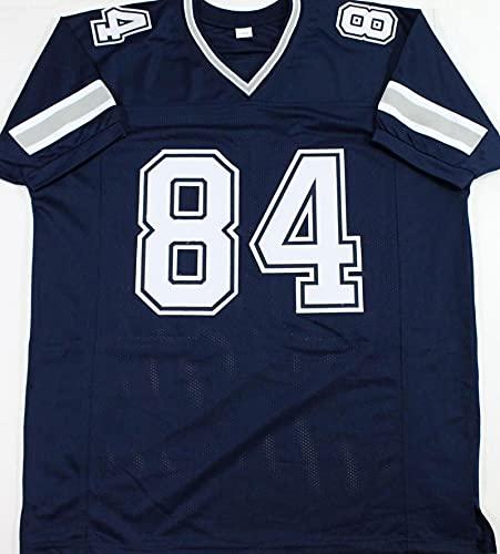 Jay Novacek Autographed Blue Pro Style Jersey - Beckett W Black 4 - Image 2
