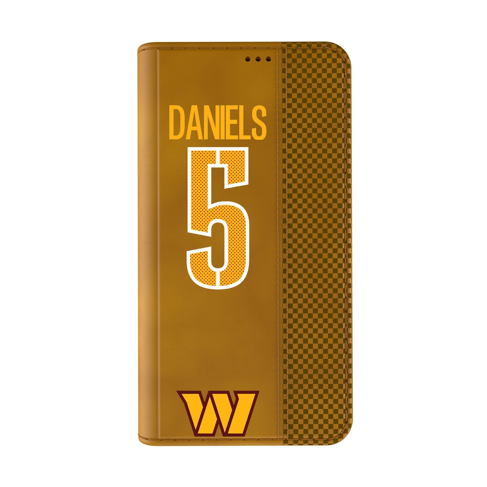 Jayden Daniels Washington Commanders 5 Game Tactic Folio Phone Case for Apple iPhone - Image 2