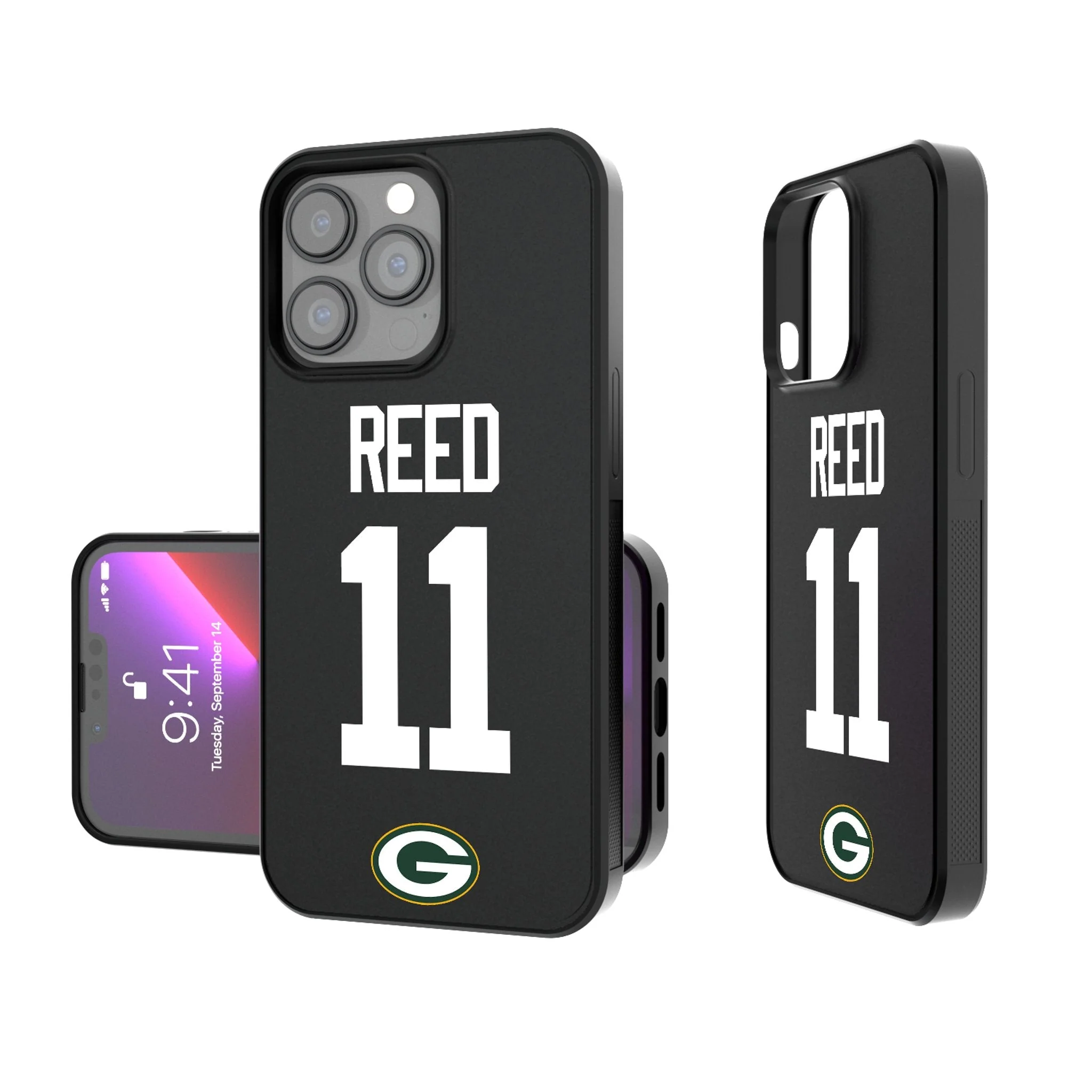 Jayden Reed Green Bay Packers 11 Ready Bump Phone Case