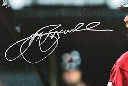 Jeff Bagwell Autographed Astros 16x20 Close Up Batting PF Photo n/o - Tristar Auth Silver - Image 2