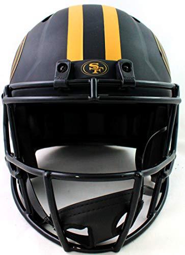Jeff Garcia Autographed San Francisco 49ers F/S Eclipse Speed Helmet- Beckett W Auth Gold - Image 2