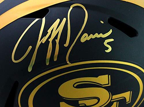 Jeff Garcia Autographed San Francisco 49ers F/S Eclipse Speed Helmet- Beckett W Auth Gold - Image 5