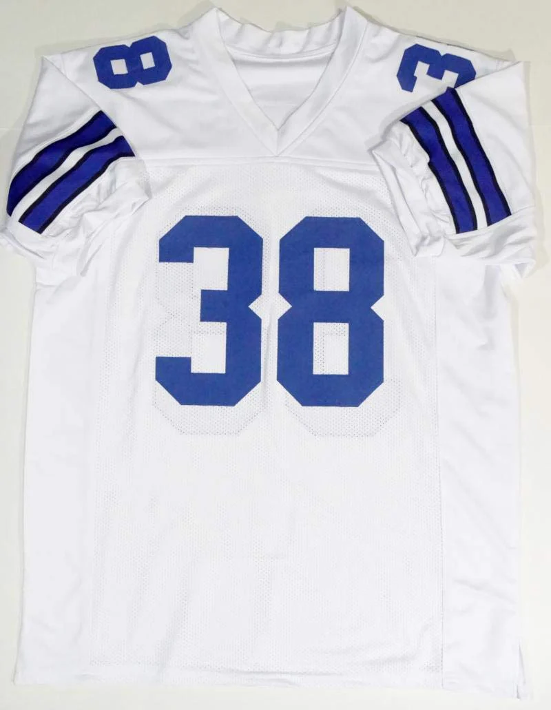 Jeff Heath Autographed White Pro Style Jersey - JSA Auth *8 - Image 2