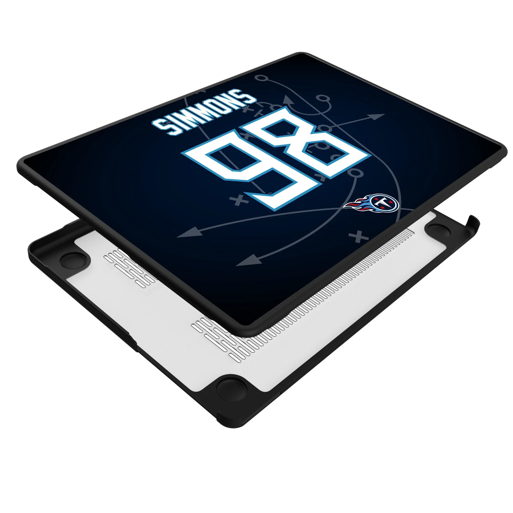 Jeffery Simmons Tennessee Titans 98 Game Tactic Laptop Case for Apple MacBook - Image 4