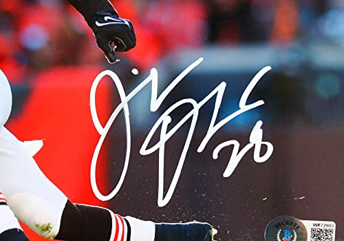 Jeremiah Koramoah Autographed Cleveland Browns 8x10 Running Photo-Beckett W Hologram White - Image 4