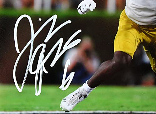 Jeremiah Koramoah Autographed Notre Dame 8x10 Running Photo-Beckett W Hologram White - Image 4