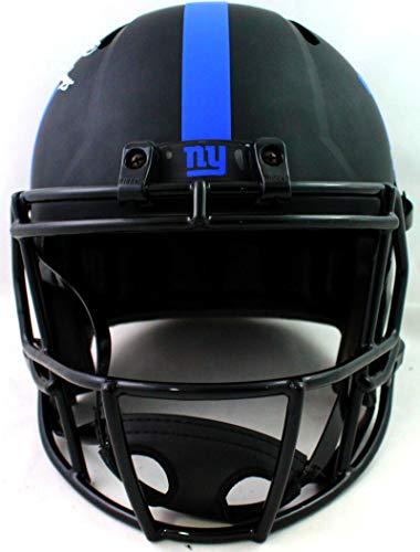 Jeremy Shockey Autographed NY Giants F/S Eclipse Helmet w/SB Champs -Beckett Witness White - Image 4