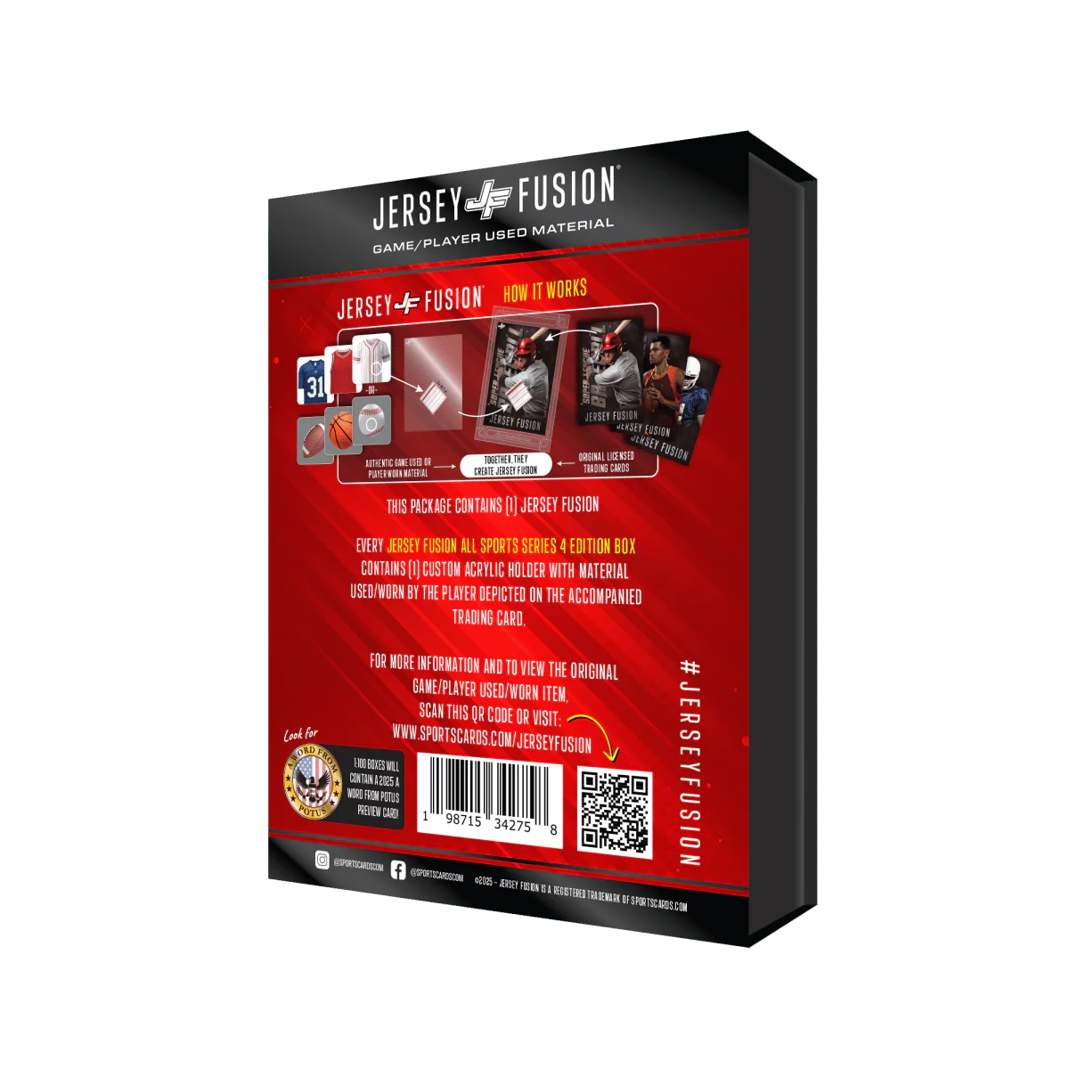 Jersey Fusion All Sports Edition Series 4 Sealed Box - (1) Jersey Fusion Per Box - Image 2