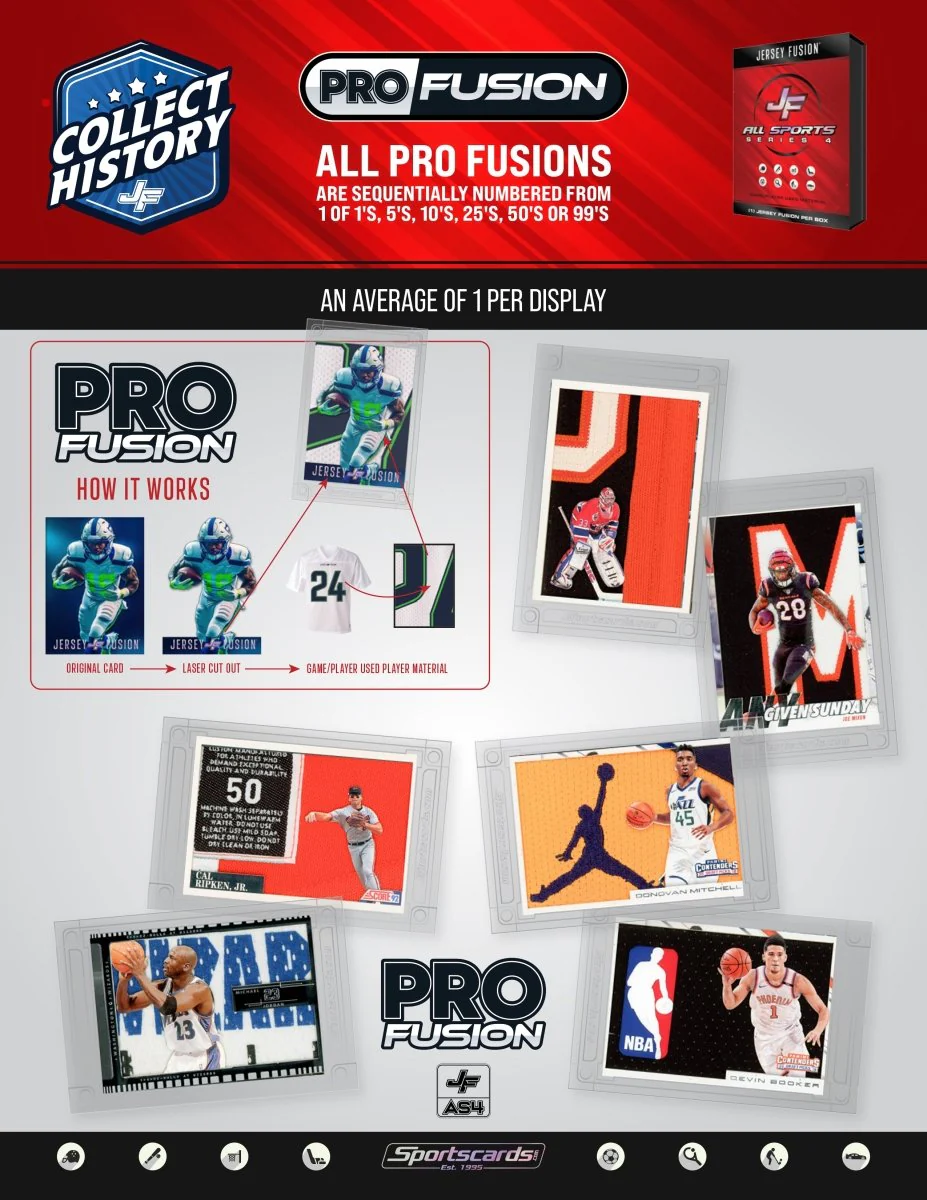 Jersey Fusion All Sports Edition Series 4 Sealed Box - (1) Jersey Fusion Per Box - Image 4