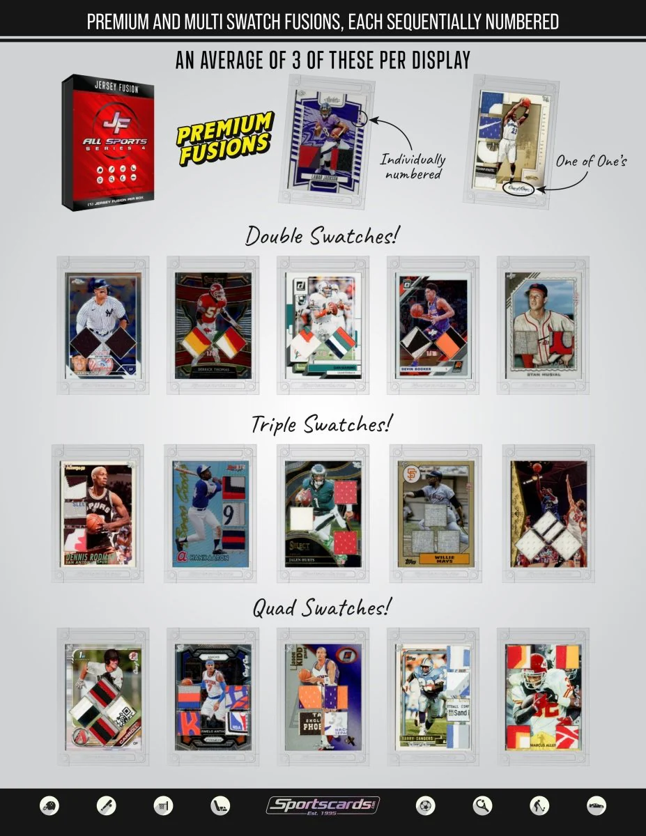 Jersey Fusion All Sports Edition Series 4 Sealed Box - (1) Jersey Fusion Per Box - Image 6