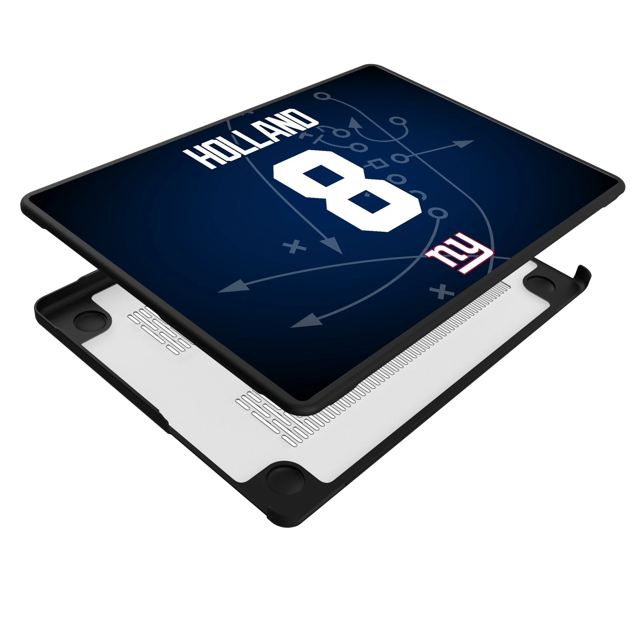 Jevon Holland New York Giants 8 Game Tactic Laptop Case for Apple MacBook - Image 4