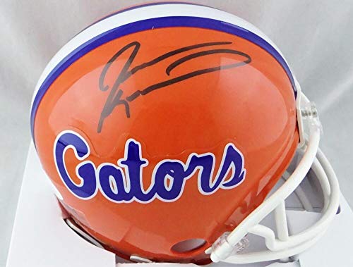 Jevon Kearse Autographed Florida Gators Mini Helmet - JSA W Auth *Black - Image 2