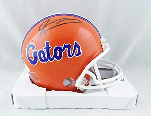 Jevon Kearse Autographed Florida Gators Mini Helmet - JSA W Auth *Black - Image 3