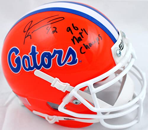 Jevon Kearse Autographed Florida Gators Orange Mini Helmet w/Insc.-Beckett W Hologram