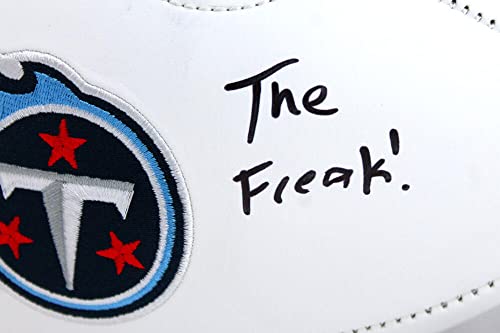 Jevon Kearse Autographed Tenn Titans Logo Football w/The Freak-BeckettW Hologram - Image 5