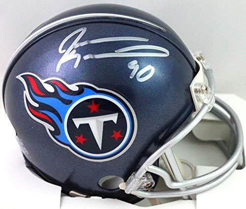 Jevon Kearse Autographed Tennessee Titans Mini Helmet - JSA W Auth SILVER