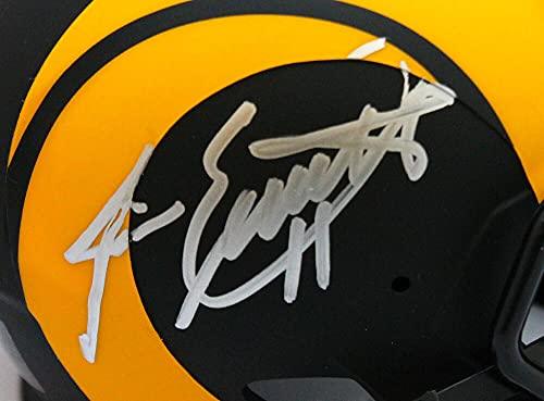 Jim Everett Autographed Los Angeles Rams Eclipse Mini Helmet- JSA W Auth - Image 3