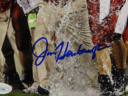 Jim Harbaugh Autographed 8x10 Stanford Cardinals Photo- JSA Authenticated - Image 2