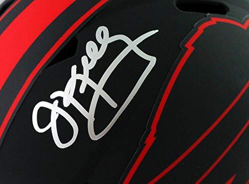 Jim Kelly Autographed Buffalo Bills F/S Eclipse Speed Helmet - JSA W Silver - Image 2
