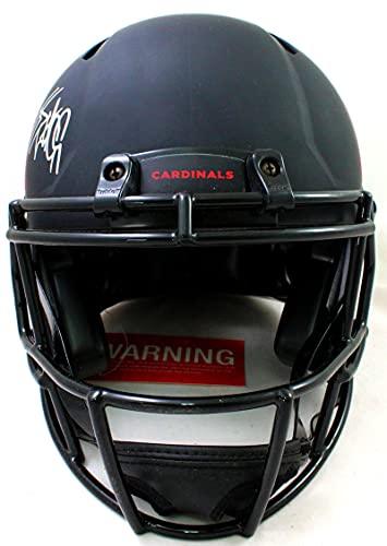 JJ Watt Autographed Arizona Cardinals F/S Eclipse Authentic Helmet - JSA W Auth Silver - Image 4