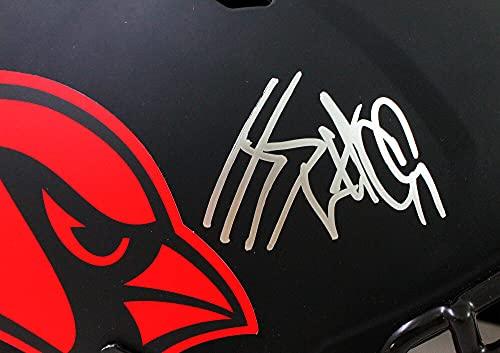 JJ Watt Autographed Arizona Cardinals F/S Eclipse Authentic Helmet - JSA W Auth Silver - Image 5