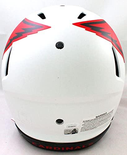 JJ Watt Autographed Arizona Cardinals F/S Lunar Authentic Helmet - JSA W Auth Red - Image 3