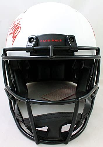 JJ Watt Autographed Arizona Cardinals F/S Lunar Authentic Helmet - JSA W Auth Red - Image 4