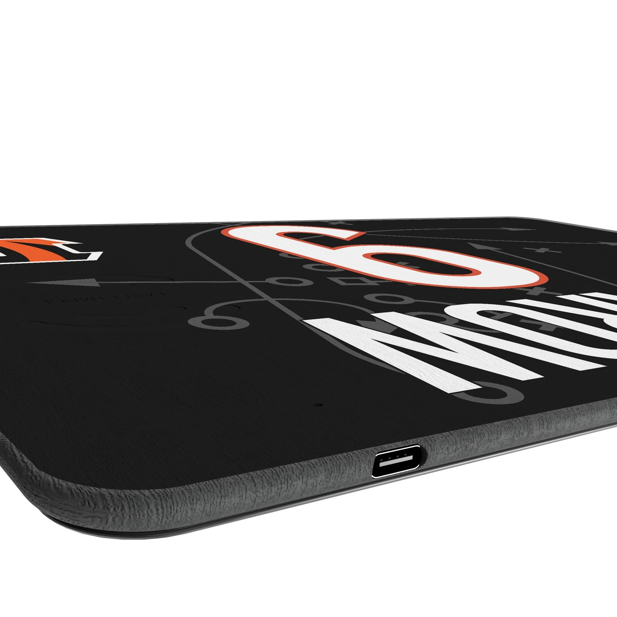 Joe Burrow Cincinnati Bengals 9 Game Tactic 15-Watt Wireless Charger and Mouse Pad - Image 3