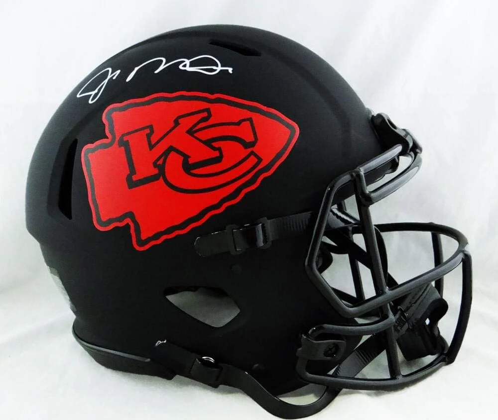 Joe Montana Signed KC Chiefs F/S Eclipse Speed Authentic Helmet - Beckett W Auth - Image 3