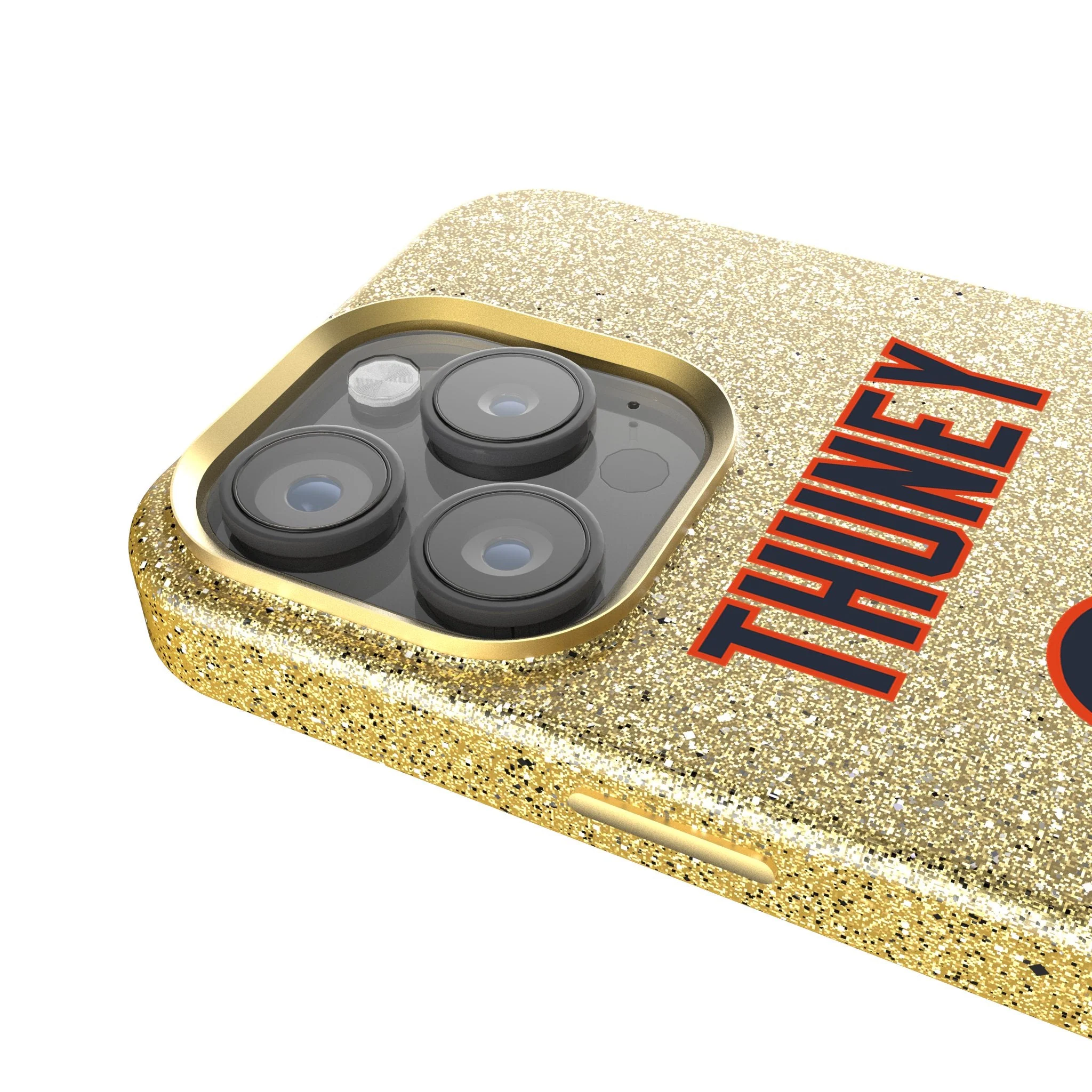 Joe Thuney Chicago Bears 62 Game Tactic Bling Phone Case for Apple iPhone - Image 4