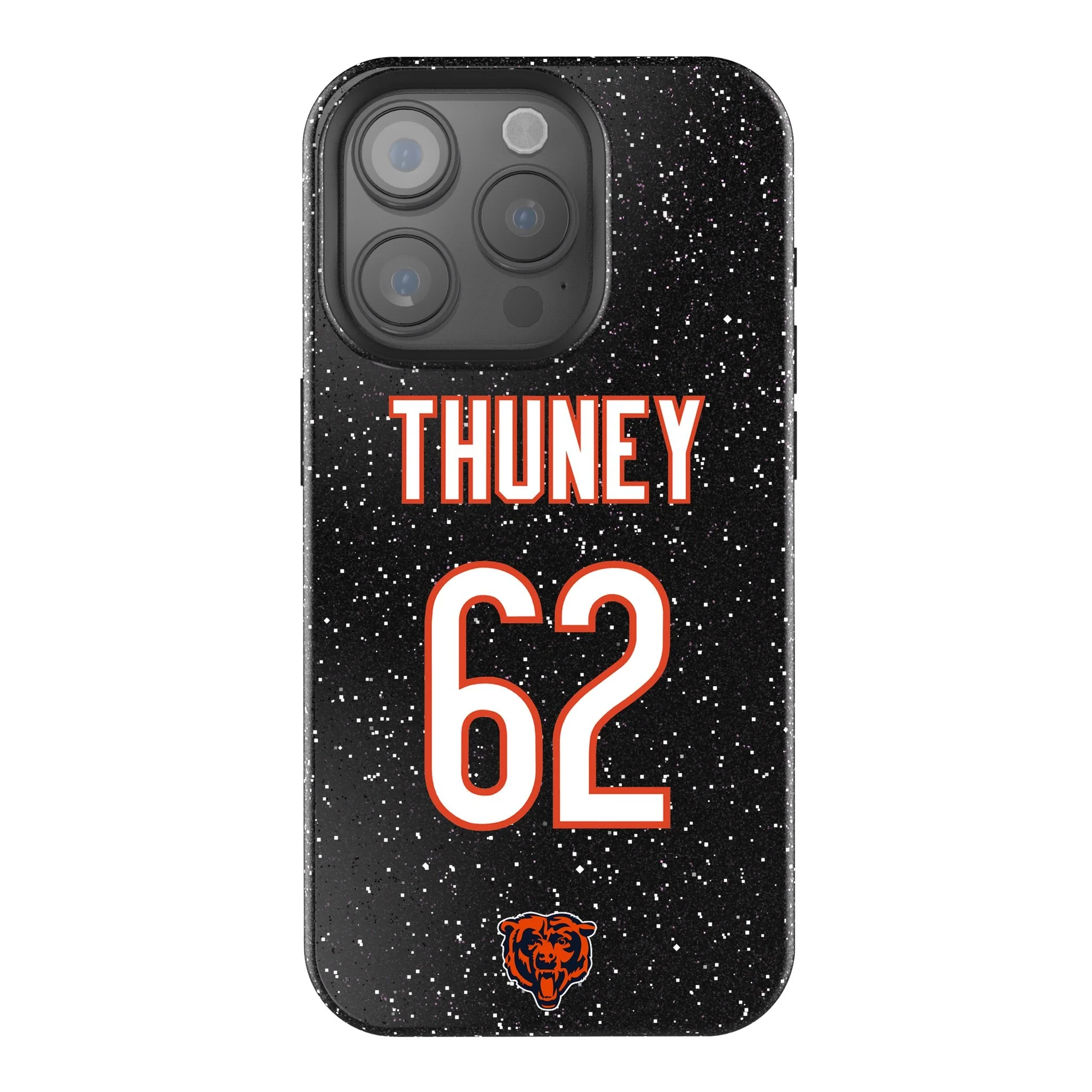 Joe Thuney Chicago Bears 62 Game Tactic Bling Phone Case for Apple iPhone