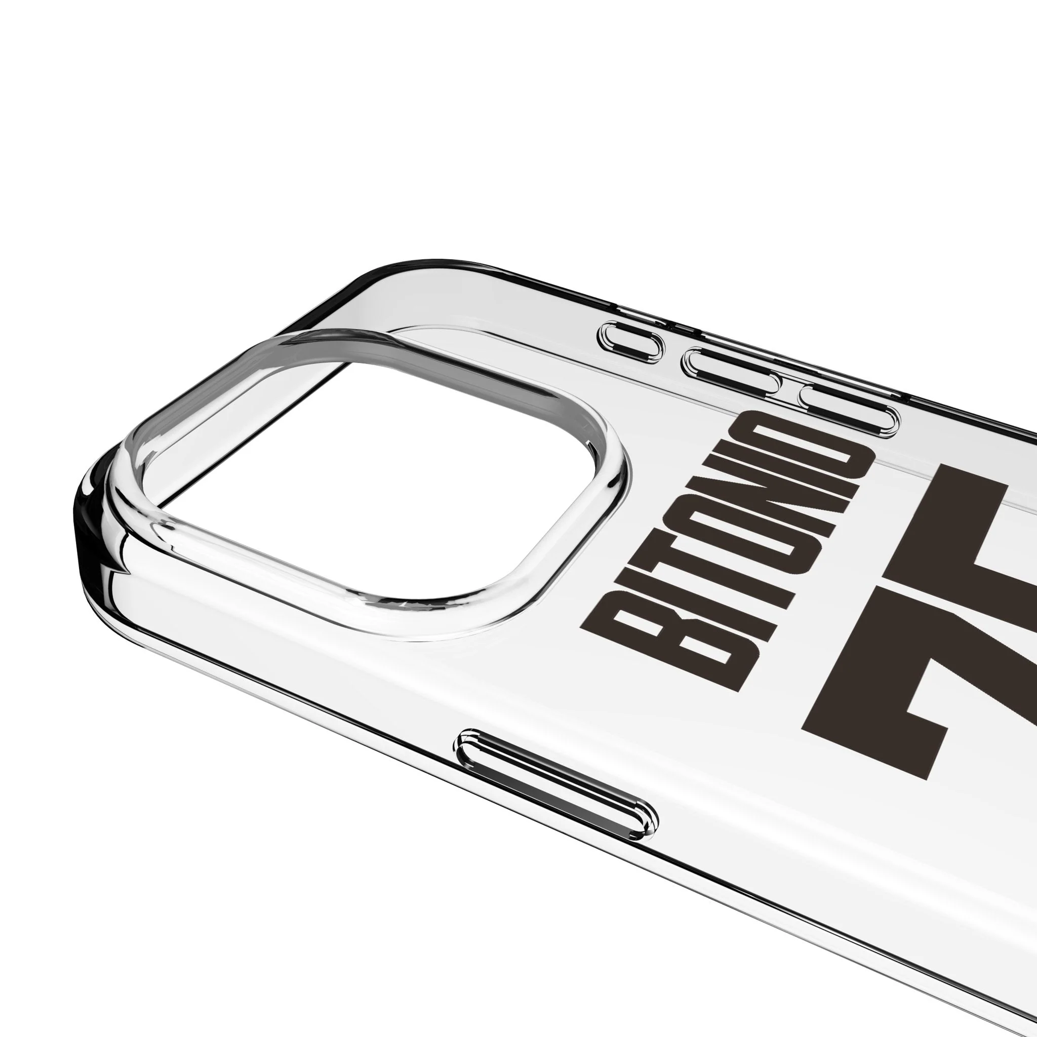 Joel Bitonio Cleveland Browns 75 Game Tactic Clear Phone Case for Apple iPhone - Image 3