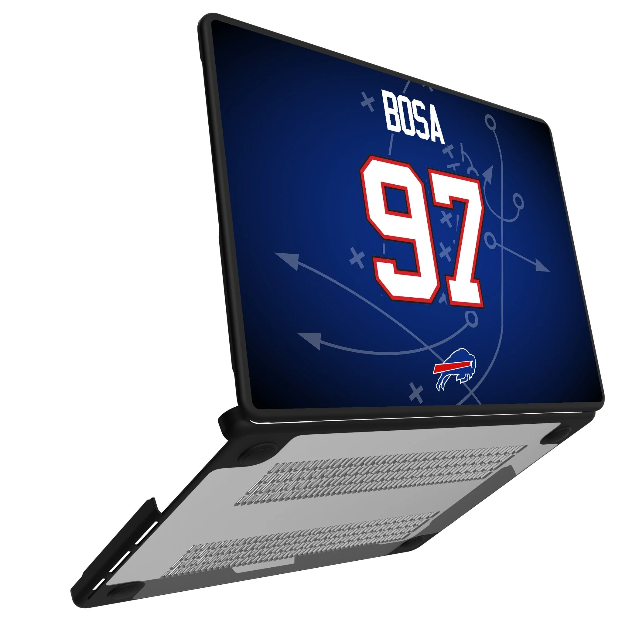 Joey Bosa Buffalo Bills 97 Game Tactic Laptop Case for Apple MacBook - Image 2