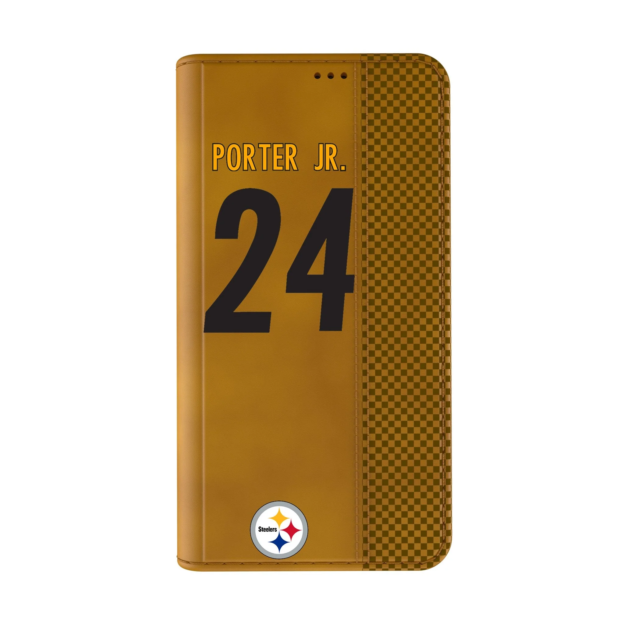 Joey Porter Jr. Pittsburgh Steelers 24 Game Tactic Folio Phone Case for Apple iPhone - Image 2