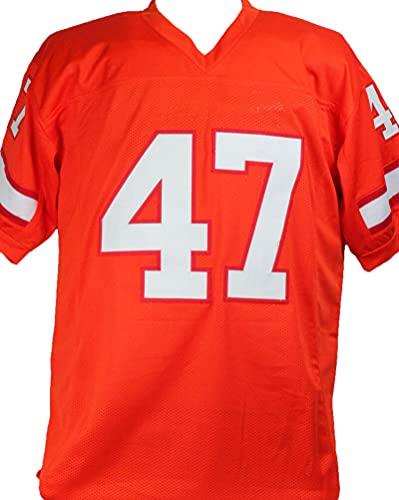 John Lynch Autographed Denver Broncos Orange TB Jersey- Beckett W Black - Image 2