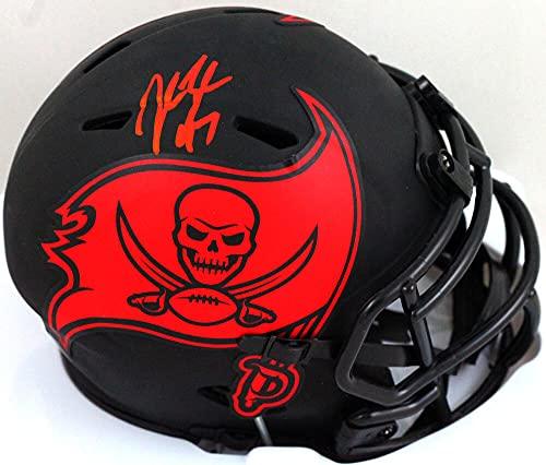 John Lynch Autographed Tampa Bucs Eclipse Mini Helmet- Beckett W Red