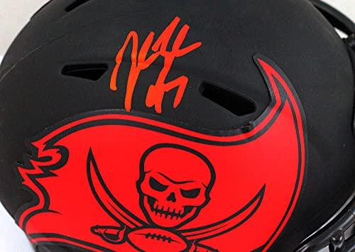 John Lynch Autographed Tampa Bucs Eclipse Mini Helmet- Beckett W Red - Image 3