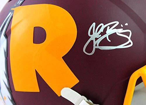 John Riggins Autographed Washington Full Size Amp Speed Helmet Beckett W Silver - Image 2