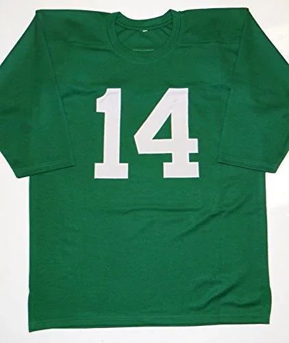 Johnny Lattner Autographed Green Jersey- JSA Authenticated - Image 3