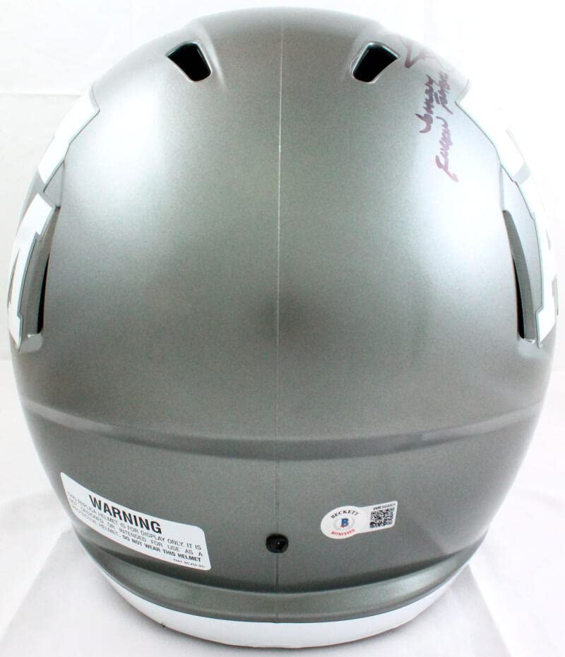 Johnny Manziel Autographed Texas A&M Flash Speed F/S Helmet w/2 Insc-Beckett W Hologram Black - Image 4