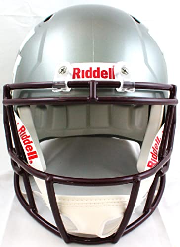 Johnny Manziel Autographed Texas A&M Flash Speed F/S Helmet w/2 Insc-Beckett W Hologram Black - Image 5