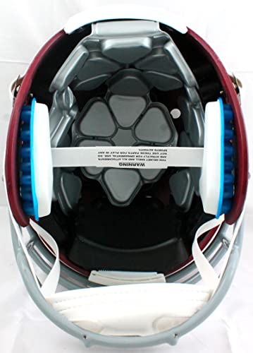 Johnny Manziel Autographed Texas A&M Schutt F/S Authentic Helmet W/6 Insc-Beckett W Hologram White - Image 4