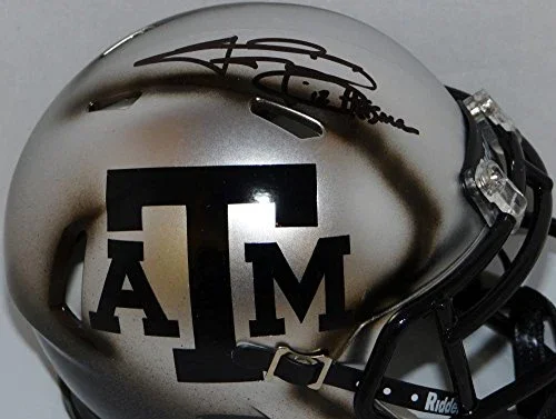 Johnny Manziel Signed Texas AM Aggies Ice Hydro Mini Helmet W/ HT- JSA W Auth - Image 2